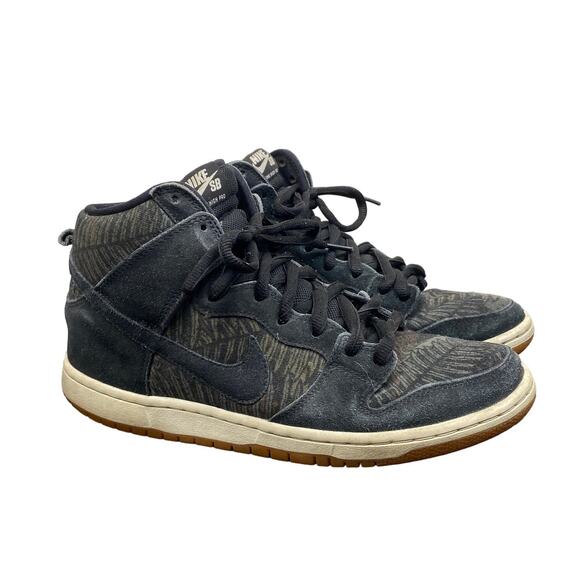 Nike SB Dunk High Jungle Rain Forest Sneakers Shoes Men's 9